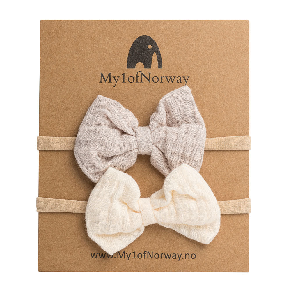 Hair ties 2-pack - Sand&nature