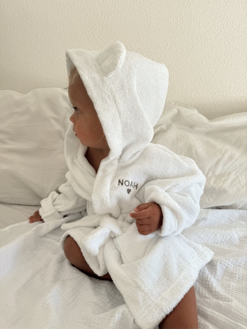 Bathrobe with name