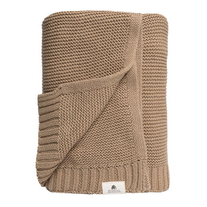 Knitted baby blanket