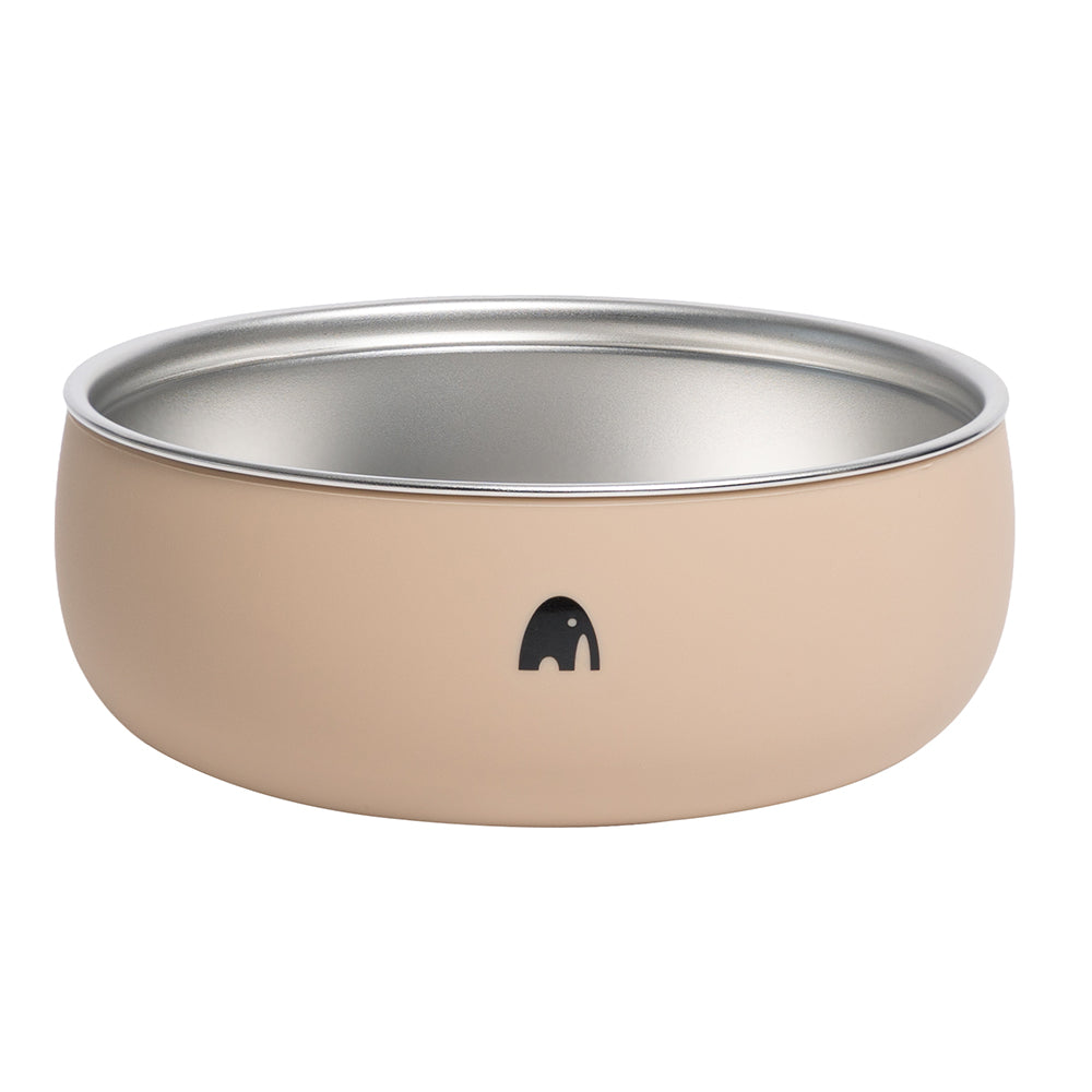 Stainless Steel Children's Bowl w/Silicone Rim - Nordic Sand ARRIVES 27/3