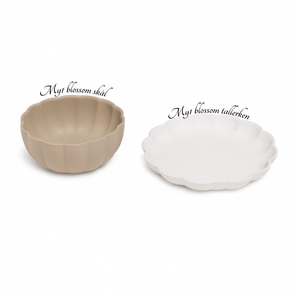 Dining set bowl + plate - My1 BLOSSOM
