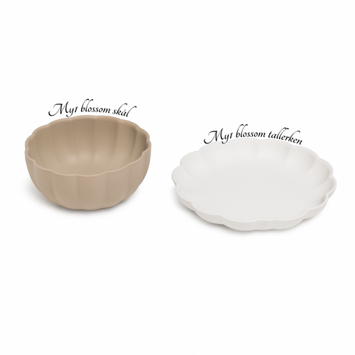 Dining set bowl + plate - My1 BLOSSOM