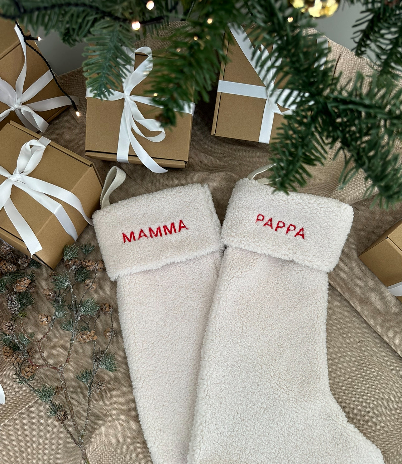 A MAGICAL TEDDY CHRISTMAS STOCKING