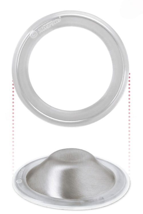 Silverette m/ sikikonring